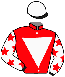 casaque portée par Seguy V. jockey du cheval de course LAITH, information pmu ZETURF
