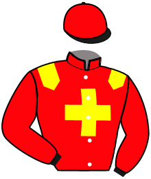 casaque portée par Lestrade B. jockey du cheval de course VIRTUOSE, information pmu ZETURF