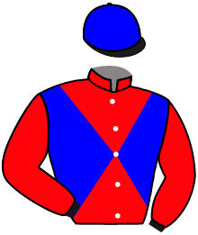 casaque portée par Mendizabal I. jockey du cheval de course MAJESTE DES CLAS, information pmu ZETURF