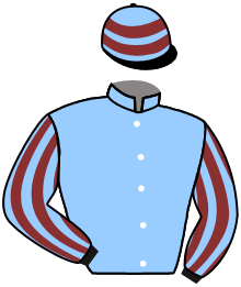 casaque portée par Phokaew P. jockey du cheval de course LOKNESS DE CANDALE, information pmu ZETURF