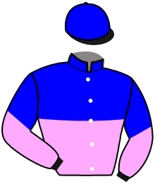casaque portée par Desmigneux F. jockey du cheval de course L'IMPERATRICE, information pmu ZETURF