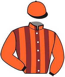 casaque portée par Barthelemy Mme A. jockey du cheval de course LUXELLA, information pmu ZETURF