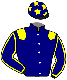 casaque portée par Compas T. jockey du cheval de course KARGO DE NUIT, information pmu ZETURF