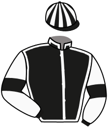 casaque portée par Bachelot T. jockey du cheval de course GET SET, information pmu ZETURF