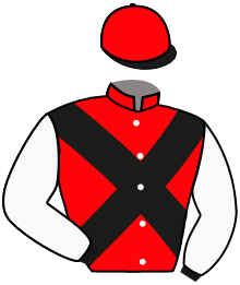 casaque portée par Mendizabal I. jockey du cheval de course BRAVO, information pmu ZETURF