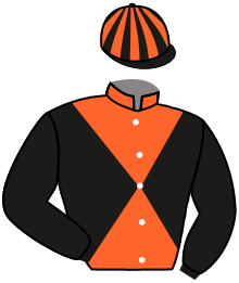 casaque portée par Nicoleau J. jockey du cheval de course HONKY TONK WOMAN, information pmu ZETURF