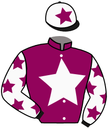 casaque portée par Crastus A. jockey du cheval de course GARUDA, information pmu ZETURF