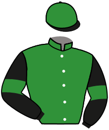 casaque portée par Valle Skar Mlle F. jockey du cheval de course FITZCARRALDO, information pmu ZETURF