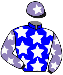 casaque portée par Sanchez Gar. jockey du cheval de course ETEHAD AL SHAHANIA, information pmu ZETURF