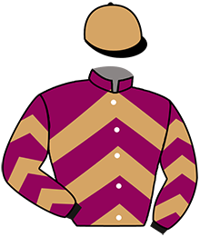 casaque portée par Poteaux Mr Tho. jockey du cheval de course KAHENA, information pmu ZETURF