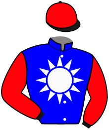 casaque portée par Madamet A. jockey du cheval de course COEUR DE ROUME, information pmu ZETURF