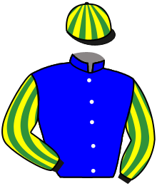 casaque portée par Lecoeuvre C. jockey du cheval de course ZANONA, information pmu ZETURF