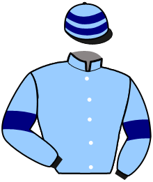casaque portée par Vallette B. jockey du cheval de course KHALEESI LA VIE, information pmu ZETURF