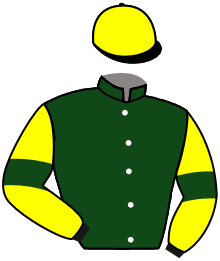casaque portée par Justum M. jockey du cheval de course FORRO EMERY, information pmu ZETURF