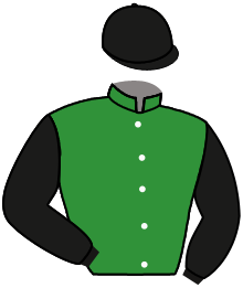 casaque portée par Justum M. jockey du cheval de course LADY DU SAPHIR, information pmu ZETURF