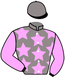 casaque portée par Lebouc Hug. jockey du cheval de course INTELLITA, information pmu ZETURF