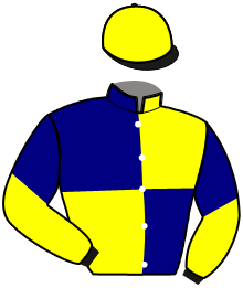 casaque portée par Pillon S. jockey du cheval de course LA BELLE AU VENT, information pmu ZETURF