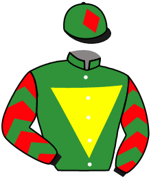 casaque portée par Martel Mme N. jockey du cheval de course LIGHTED GLORY, information pmu ZETURF
