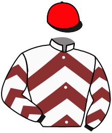 casaque portée par Legras G. jockey du cheval de course MEPHISTO, information pmu ZETURF