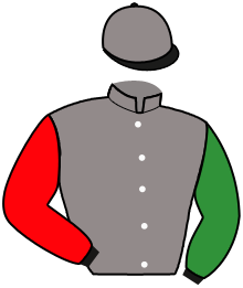 casaque portée par Germain Mlle M. jockey du cheval de course LUCKY GIFT, information pmu ZETURF