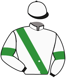 casaque portée par Protti Mar. jockey du cheval de course MOSSARY, information pmu ZETURF