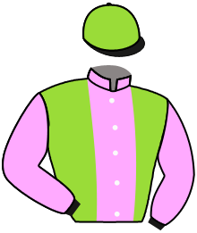 casaque portée par Foulon M. jockey du cheval de course VERYTE, information pmu ZETURF