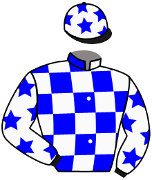 casaque portée par Michel Mlle Mic. jockey du cheval de course LA FLEUR DE PIERRE, information pmu ZETURF