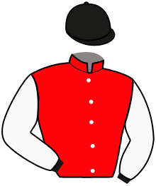 casaque portée par Desmarres Au. jockey du cheval de course KOUROU LATIN, information pmu ZETURF