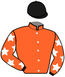 casaque portée par Ouvrie F. jockey du cheval de course TOTO BAROSSO, information pmu ZETURF
