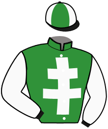 casaque portée par Peltier F. jockey du cheval de course KAPRIUS DE PLAY, information pmu ZETURF