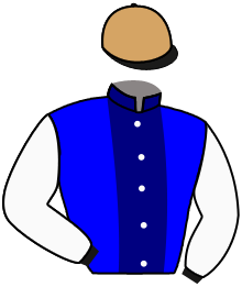 casaque portée par Lemaitre A. jockey du cheval de course IMPITOYABLE, information pmu ZETURF
