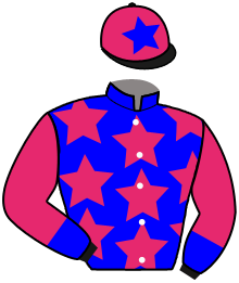 casaque portée par Madamet A. jockey du cheval de course DARE TO DREAM, information pmu ZETURF