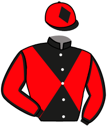casaque portée par Guitraud C. jockey du cheval de course MACKENZIE KARAK, information pmu ZETURF