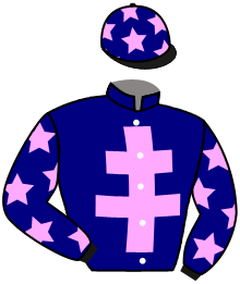 casaque portée par Puillet-roda Emi. jockey du cheval de course MON LULU, information pmu ZETURF