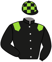 casaque portée par Seguy V. jockey du cheval de course DONEGAL, information pmu ZETURF