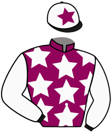 casaque portée par Mendizabal I. jockey du cheval de course CHANT DORE, information pmu ZETURF