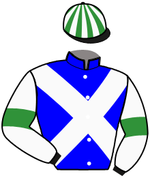 casaque portée par Clairet T. jockey du cheval de course IKKO JOSSELYN, information pmu ZETURF
