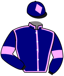 casaque portée par Nabet K. jockey du cheval de course LACOKOKELDY, information pmu ZETURF