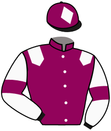 casaque portée par Boisseau L. jockey du cheval de course MOONWALKER, information pmu ZETURF
