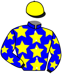 casaque portée par Breux S. jockey du cheval de course BOMBEY, information pmu ZETURF