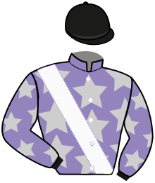 casaque portée par Merou Mlle A. jockey du cheval de course PASILLO, information pmu ZETURF