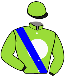 casaque portée par Foulon M. jockey du cheval de course CITRINE, information pmu ZETURF