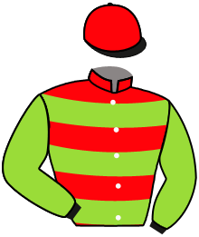 casaque portée par Rousset Y. jockey du cheval de course MALINE DE GRISSAY, information pmu ZETURF