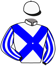 casaque portée par Piccone T. jockey du cheval de course LAURA BAY, information pmu ZETURF