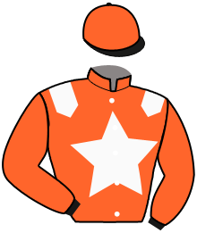 casaque portée par Gabard Row. jockey du cheval de course NORQUI DES ROSES, information pmu ZETURF