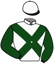casaque portée par Manceau E. jockey du cheval de course ADSUM, information pmu ZETURF