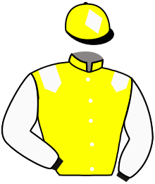 casaque portée par Bachelot T. jockey du cheval de course INSPIRADO, information pmu ZETURF
