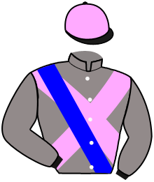 casaque portée par Poteaux Mr Tho. jockey du cheval de course FORTASTA, information pmu ZETURF