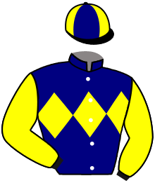 casaque portée par Bonnet E. jockey du cheval de course KAPWOOD, information pmu ZETURF