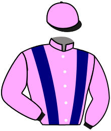 casaque portée par Nabet K. jockey du cheval de course KASS TETE, information pmu ZETURF